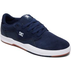 DC Barksdale M Shoe Nvw Granatowy Biały 44. Niebieskie buty sportowe męskie DC, ze skóry, bez zapięcia, tenisowe. Za 355,00 zł.