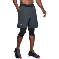 Bermudy męskie: Under Armour Szorty męskie sportowe LAUNCH SW szare r. S (1309602-008)