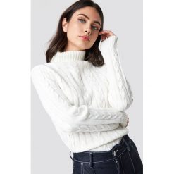 Rut&Circle Sweter z golfem - White. Białe golfy damskie Rut&Circle, z dzianiny. Za 121,95 zł.