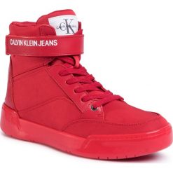 Sneakersy CALVIN KLEIN JEANS - Nigel S1772 Scarlet. Czerwone sneakersy męskie Calvin Klein Jeans, bez zapięcia. Za 689,00 zł.