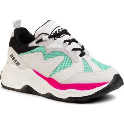 Sneakersy MSGM - Scarpa Donna 2841MDS2086 708 83 Kolorowy Szary. Szare półbuty damskie MSGM, na co dzień, bez wzorów, ze skóry, bez obcasa, na płaskiej podeszwie, bez zapięcia. Za 1749,00 zł.