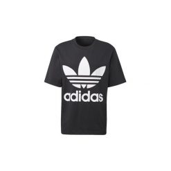 T-shirty z krótkim rękawem adidas Koszulka Oversize Trefoil. Czarne koszulki męskie Adidas, s, bez wzorów, bez kołnierzyka, z krótkim rękawem, krótkie. Za 169,00 zł.
