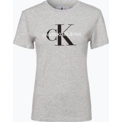 Calvin Klein Jeans - T-shirt damski – Heather, szary. Szare t-shirty damskie marki Calvin Klein Jeans, s, bez wzorów, z jeansu, retro, bez kołnierzyka. Za 219,95 zł.
