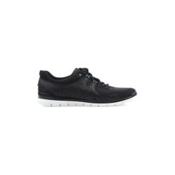 Buty Ecco Mens Lynx 830424 51707. Czarne trampki męskie ecco, bez wzorów, bez zapięcia. Za 352,10 zł.