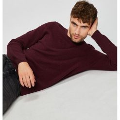 Medicine - Sweter Basic. Brązowe swetry klasyczne męskie marki MEDICINE, s, z bawełny, z okrągłym kołnierzem. W wyprzedaży za 79,90 zł.