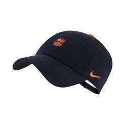 Czapki damskie: Nike Czapka z daszkiem damska FC Barcelona Heritage 86 Core czarna (C2120)