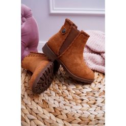 Młodzieżowe Botki Płaski Obcas Camel Sicarro. Brązowa botki dziewczęce POPA. Za 109,00 zł.