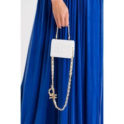 TOREBKA Nerka elisabetta franchi. Żółte nerki damskie Elisabetta Franchi, w paski, ze skóry, duże, z tłoczeniem, bez dodatków. W wyprzedaży za 727,20 zł.