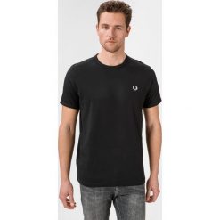 Fred Perry Ringer Koszulka Czarny. Czarne podkoszulki męskie Fred Perry, l, bez wzorów, z bawełny, z krótkim rękawem. Za 223,95 zł.