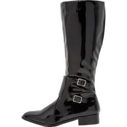 Buty zimowe damskie: Divine Factory Kozaki noir