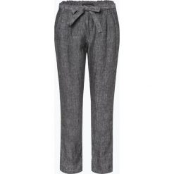 Franco Callegari - Damskie spodnie lniane, czarny. Czarne spodnie damskie Franco Callegari. Za 169,95 zł.