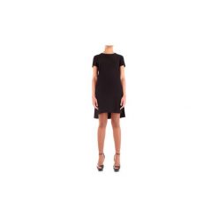 Sukienki krótkie Trussardi 56D00266-1T002628. Czarne sukienki damskie Trussardi, bez wzorów, bez kołnierzyka, z krótkim rękawem, krótkie, mini. Za 375,89 zł.