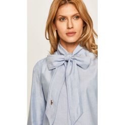 Polo Ralph Lauren - Koszula. Niebieskie koszulki damskie polo Polo Ralph Lauren, bez wzorów, z bawełny, z długim rękawem. Za 579,90 zł.