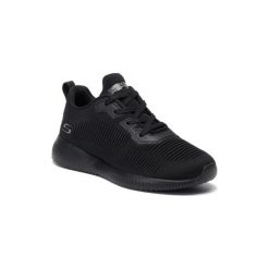 Skechers BOBS SQUAD-TOUGH TALK 32504BBK. Czarne buty sportowe damskie Skechers, bez wzorów, z tworzywa sztucznego, sportowe. Za 199,99 zł.