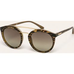 Guess Jeans - Okulary GU7387.62F. Zielone okulary przeciwsłoneczne damskie Guess Jeans, okrągłe. Za 499,90 zł.