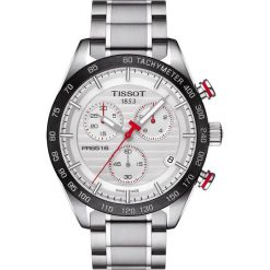 PROMOCJA ZEGAREK TISSOT PRS 516 Chronograph T100.417.11.031.00. Szare zegarki męskie marki TISSOT, ze stali. W wyprzedaży za 2596,00 zł.