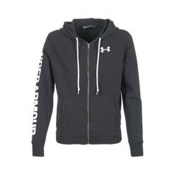 Bluzy sportowe damskie: Under Armour Bluza damska Favorite FZ Hoodie czarna r.M (1302361-001)