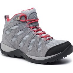 Trekkingi COLUMBIA - Redmond V2 Mid Wp BL0833 Steam/Daredevil 088. Szare trapery damskie Columbia, ze skóry, bez obcasa, bez zapięcia. W wyprzedaży za 249,00 zł.