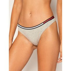 Stringi TOMMY HILFIGER Thong UW0UW01548. Niebieskie stringi damskie TOMMY HILFIGER, m, bez wzorów. Za 79,00 zł.