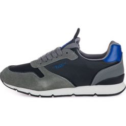 U.S. POLO ASSN. tenisówki męskie Bolt 41 ciemnoszary. Szare trampki męskie U.S. Polo Assn., bez wzorów, ze skóry, na sznurówki. Za 389,00 zł.