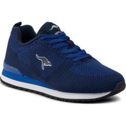 Sneakersy KANGAROOS - Retro Racer Woven 81082 000 4095 Dk Navy/Navy. Niebieskie półbuty damskie KangaROOS, bez wzorów, z tworzywa sztucznego, retro, bez zapięcia. Za 239,00 zł.