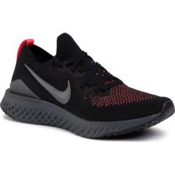 Buty NIKE - Epic React Fk 2 CJ9695 001 Black/Dark Grey/Flash Crimson. Czarne buty sportowe damskie Nike, bez wzorów, z tworzywa sztucznego, sportowe, do biegania. Za 629,00 zł.