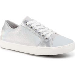 Trampki GEOX - J Gisli G. A J024NA 0NFBC C0434 D Silver/White. Szare półbuty damskie Geox, bez wzorów, z gumy, bez zapięcia. Za 219,00 zł.