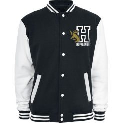 Harry Potter Hufflepuff College Jacket czarny/biały. Czarne kurtki męskie marki Harry Potter, m, bez wzorów, bez kaptura. Za 199,90 zł.