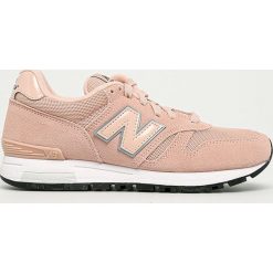 New Balance - Buty WL565BD. Różowe buty sportowe damskie New Balance, bez wzorów, ze skóry, sportowe. Za 329,90 zł.