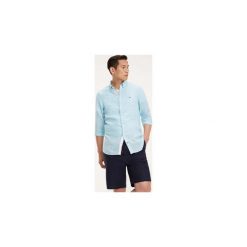 Koszule z długim rękawem Tommy Hilfiger MW0MW09884 SLIM MELANGE LINEN. Niebieskie koszule męskie TOMMY HILFIGER, m, bez wzorów, bez kołnierzyka, z długim rękawem. Za 343,25 zł.