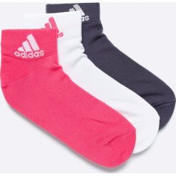 Adidas Performance - Skarpetki (3-pack). Szare skarpetki damskie adidas Performance. W wyprzedaży za 29,90 zł.