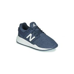 Buty Dziecko New Balance GS247. Niebieskie trampki dziewczęce New Balance, bez wzorów, bez zapięcia. Za 289,00 zł.