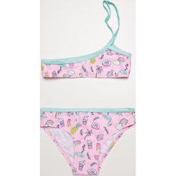 Blukids - Strój kąpielowy dziecięcy 104-128 cm. Szare stroje dwuczęściowe dziewczęce marki Blukids. Za 49,90 zł.