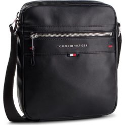 Saszetka TOMMY HILFIGER - Elevated Reporter Novelty AM0AM04426 002. Czarne torby męskie skórzane TOMMY HILFIGER, bez wzorów, ze skóry ekologicznej, młodzieżowe. W wyprzedaży za 269,00 zł.