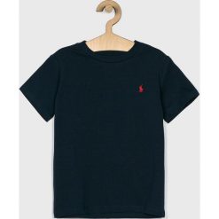 Polo Ralph Lauren - T-shirt dziecięcy 110-128 cm. Niebieskie t-shirty chłopięce Polo Ralph Lauren, bez wzorów, z bawełny, bez rękawów. Za 119,90 zł.