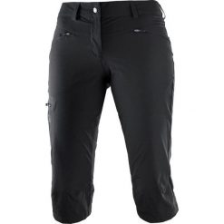 Salomon Spodnie Damskie Wayfarer Capri W Black 38. Czarne spodnie damskie Salomon, na lato, bez wzorów, sportowe, outdoorowe. Za 336,68 zł.