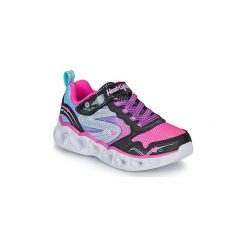 Buty Dziecko Skechers HEART LIGHTS. Różowe trampki dziewczęce Skechers, bez wzorów, bez zapięcia. Za 219,00 zł.