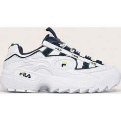 Fila - Buty D-Formation Cb. Białe sneakersy męskie Fila, z gumy, bez zapięcia. W wyprzedaży za 359,90 zł.