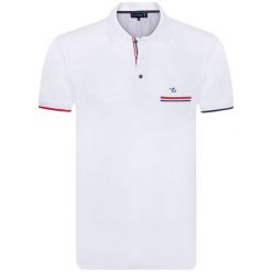 Sir Raymond Tailor Koszulka Polo Męska Juice Xxl Biała. Białe koszulki męskie Sir Raymond Tailor, xxl, bez wzorów, polo, bez rękawów. Za 119,00 zł.