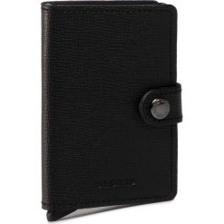 Mały Portfel Męski SECRID - Miniwallet MC Crisple Black. Czarne portfele męskie Secrid, bez wzorów, ze skóry. Za 249,00 zł.