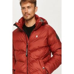 G-Star Raw - Kurtka puchowa. Czerwone płaszcze męskie G-Star RAW, s, bez wzorów, z poliesteru, retro, krótkie, z kapturem. Za 929,90 zł.