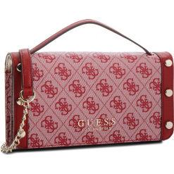 Torebka GUESS - Florence HWSG69 91790 RED. Czerwone torebki klasyczne damskie Guess, z aplikacjami, ze skóry ekologicznej, duże. W wyprzedaży za 279,00 zł.