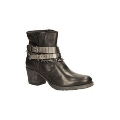 Botki Tamaris BOTKI 1-25702-23. Szare botki damskie na zamek Tamaris. Za 259,99 zł.