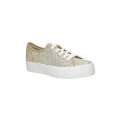 Buty Casu Creepersy na platformie sznurowane L09613. Szare półbuty damskie Casu, bez wzorów, na sznurówki. Za 29,99 zł.