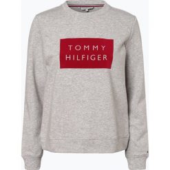 Tommy Hilfiger - Damska bluza nierozpinana, szary. Szare bluzy damskie TOMMY HILFIGER, l, z napisami. Za 399,95 zł.