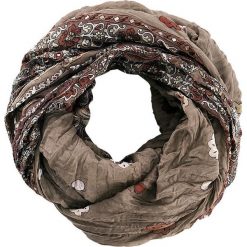 Szal koło bonprix stary róż - brązowy. Różowe szaliki damskie bonprix, w kwiaty, retro. Za 54,99 zł.