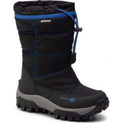 Śniegowce GEOX - J Himalaya B.B Wpf A J843AA 0FU54 C0052 M Black/Blue. Czarne śniegowce chłopięce Geox, bez zapięcia. Za 309,00 zł.
