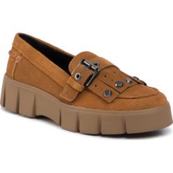 Półbuty GEOX - D Ghoula C D92BVC 00022 C2021 Curry. Pomarańczowe mokasyny damskie Geox, ze skóry, casualowe. W wyprzedaży za 379,00 zł.