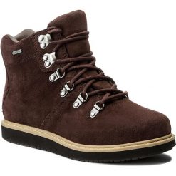 Botki CLARKS - Glickasha Gtx GORE-TEX 261285494 Dark Brown Suede. Brązowe botki damskie skórzane Clarks. W wyprzedaży za 369,00 zł.