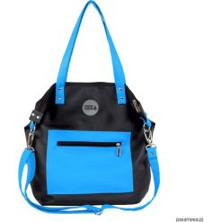 Torba Na Ramię Waterproof Turkusowo Czarna. Czarne torebki klasyczne damskie Pakamera, ze skóry. Za 209,00 zł.